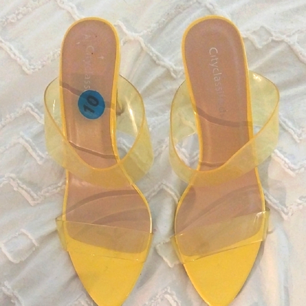Cityclassified Women's Yellow Sandals
